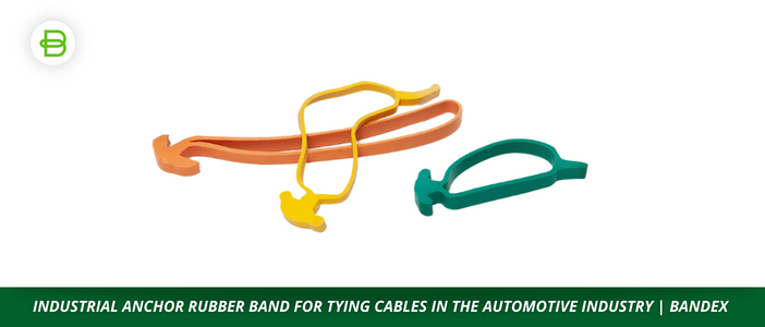 Industrial Anchor Rubber Band for Tying Cables in the Automotive Industry | Bandex